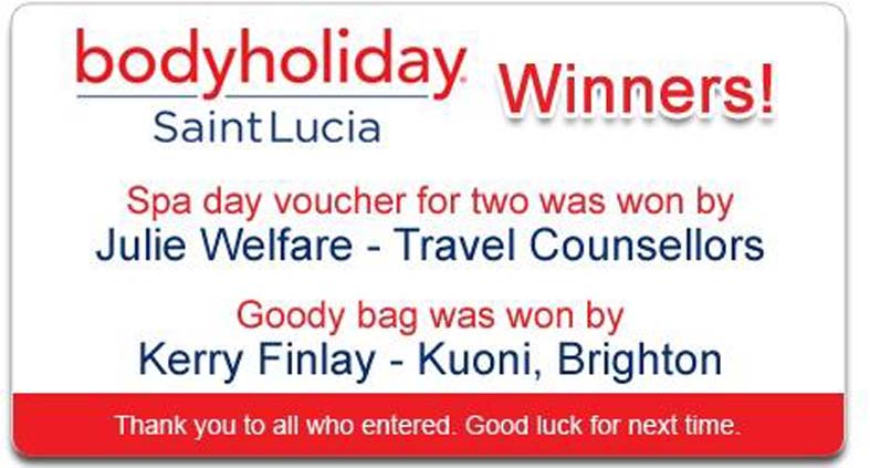 Body Holidays Competition Winner
