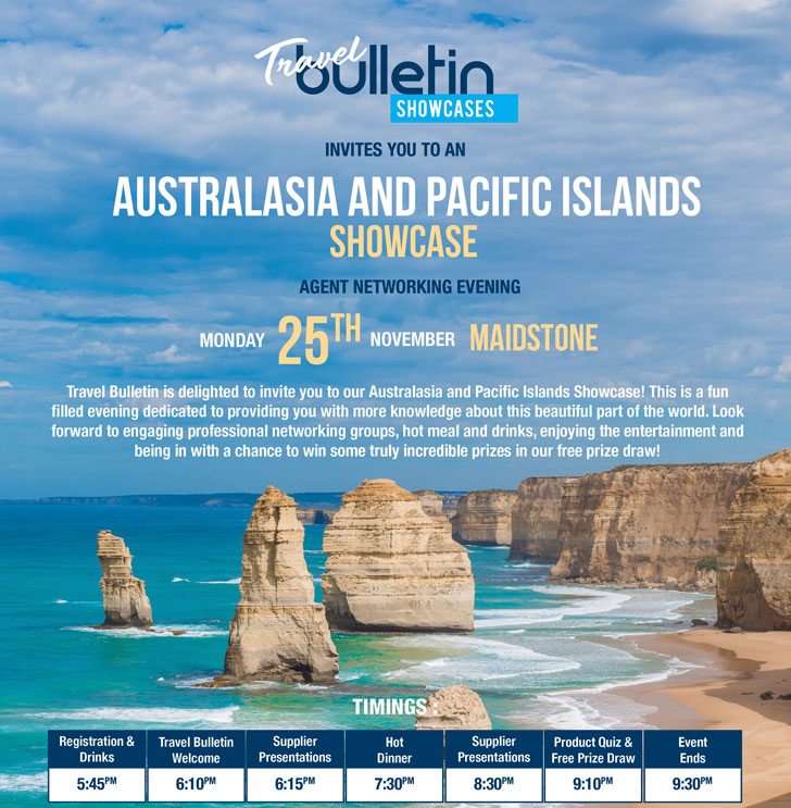 Australasia & Pacific Islands Showcase, Maidstone