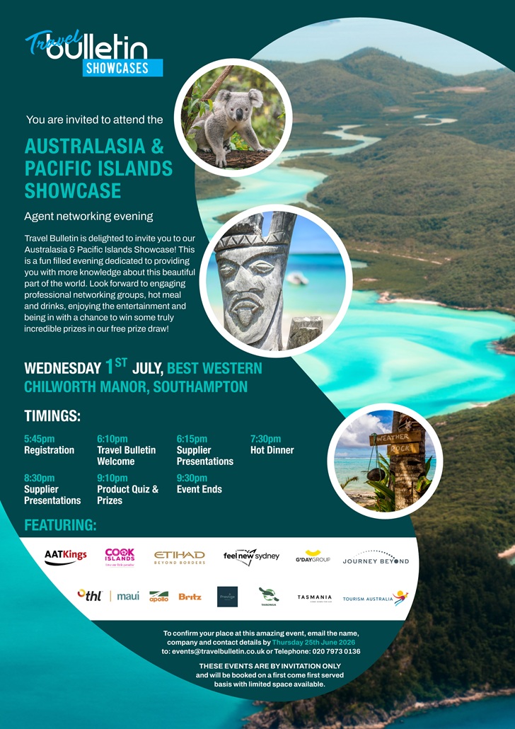 Australasia & Pacific Islands Showcase, Southampton