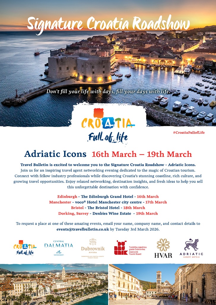 Signature Croatia Roadshow: Adriatic Icons, Edinburgh