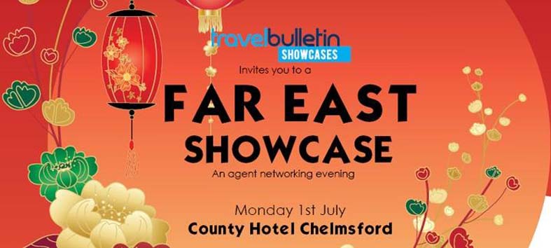 Far East Showcases - Monday 1st July, County Hotel Chelmsford