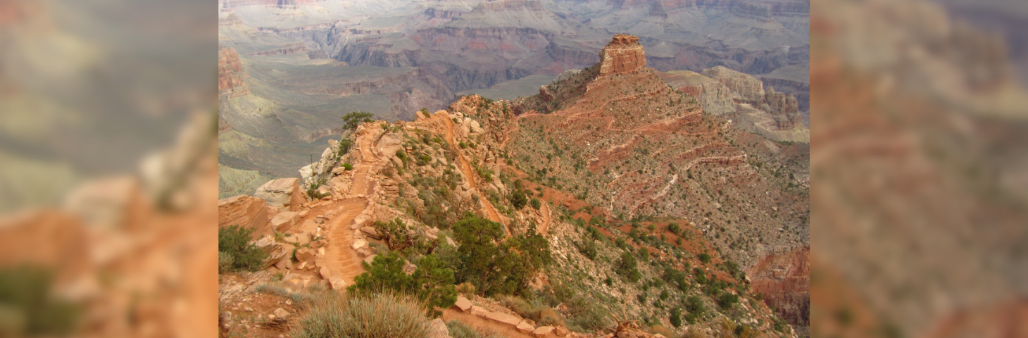 Image of the South Kaibab Trail in the Grand Canyon