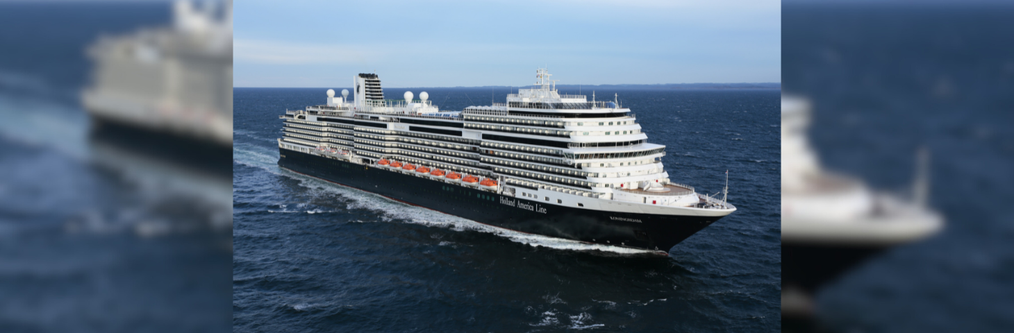 Image of a Holland America vessel. 
