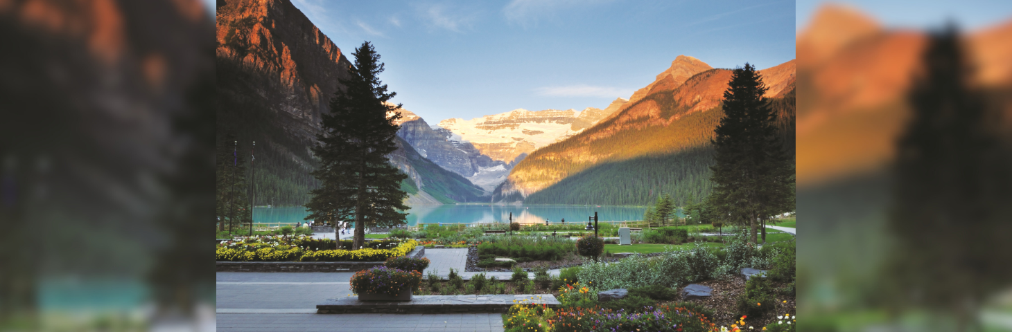 Image of Lake Louise in Canada. 