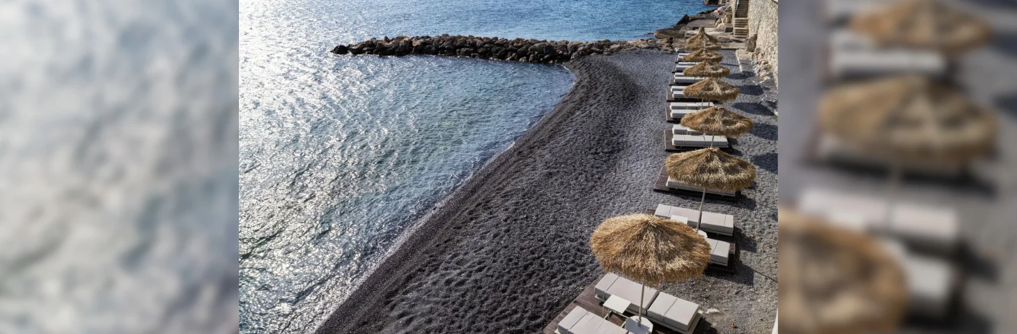The beach area at InterContinental Crete.