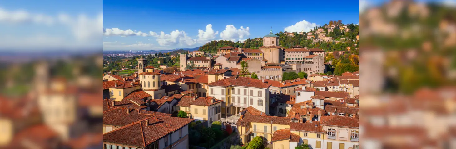 Image of the old town of Bergamo