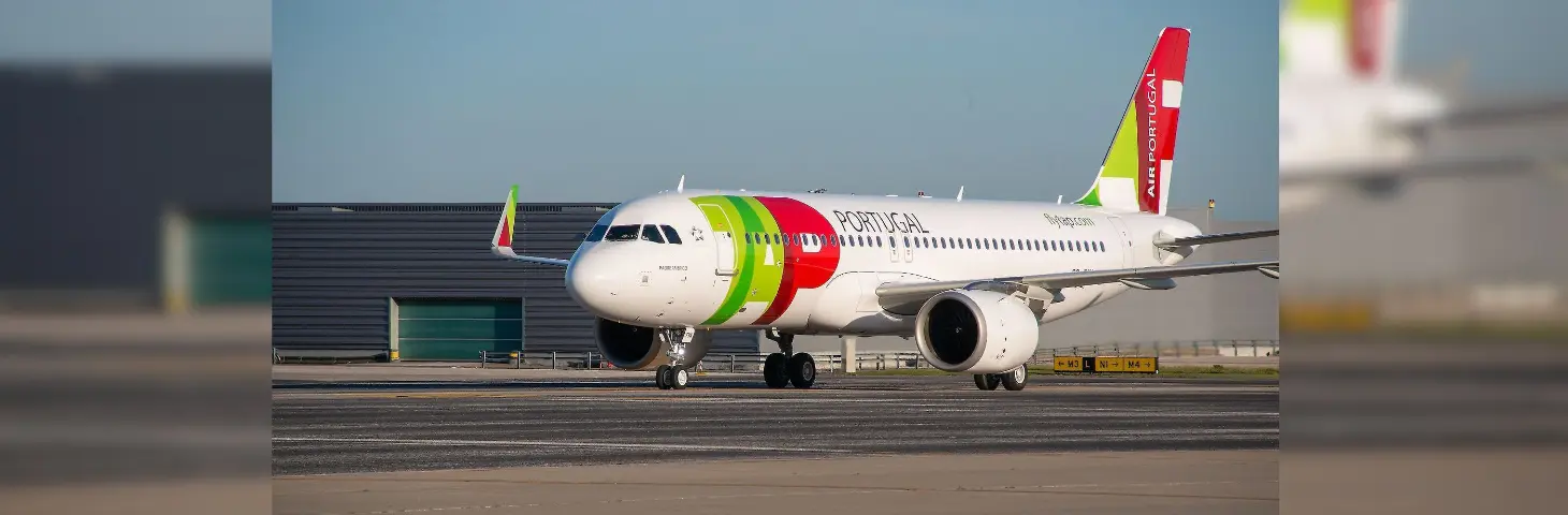 Image of a TAP Air Portugal aircraft. 