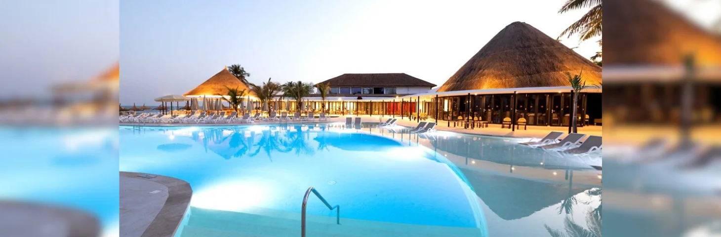 The beach area at Kombo Beach Hotel in The Gambia