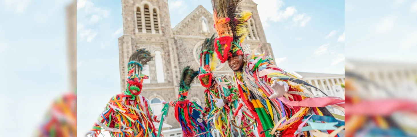 Carnival performers in St. Kitts