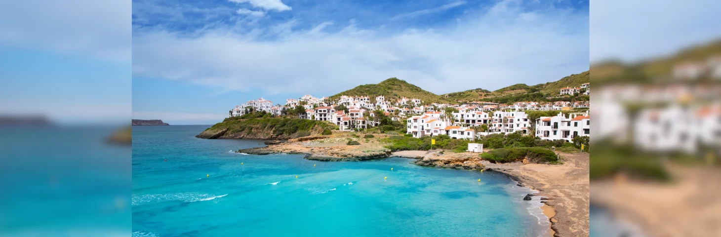 Cala Tirant in Menorca, Spain.