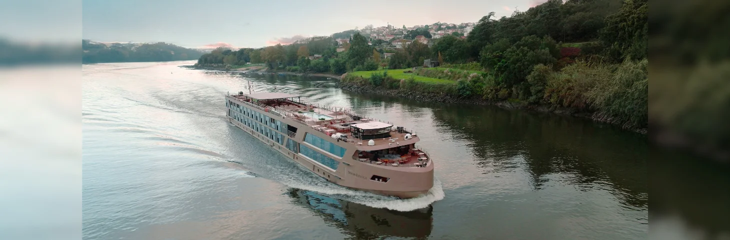 MS Estrela, a river cruise ship custom-built to navigate Portugal's Douro River