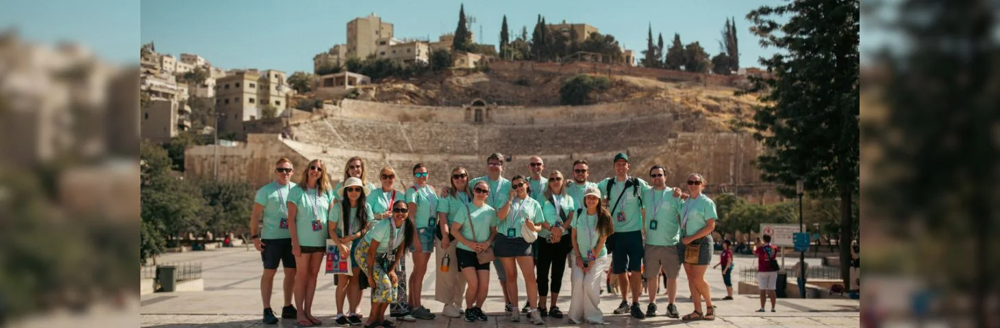 Agents and representatives from G Adventures at the GX Summit in Jordan.