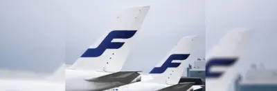Image of two Finnair planes.