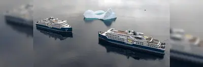 Image of two Swan Hellenic vessels