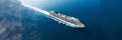 Image of MSC Poesia sailing in the sea
