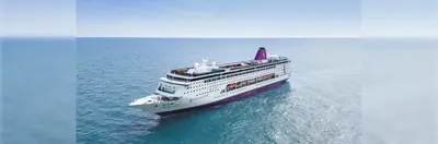 Ambassador Cruise Line's Ambition at sea.