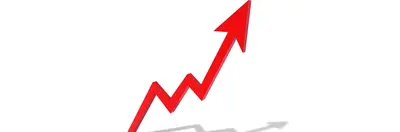 A graph going up 