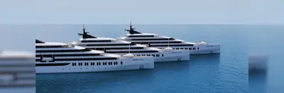 Emerald Cruises' upcoming three vessels: Kaia, Raiya and Xara.