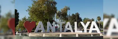 A fountain in Antalya, Türkiye.