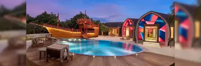 The Kids' Club pirate ship at JW Marriott Maldives