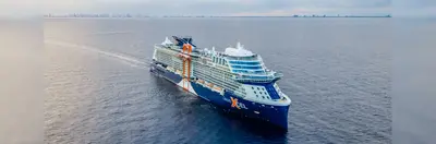 Celebrity Xcel arriving in Fort Lauderdale, Florida.