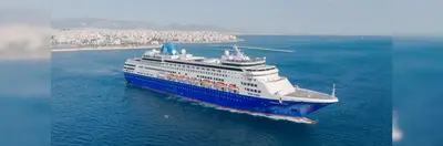 Celestyal Journey departing Piraeus (Athens).