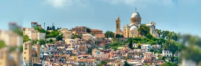 Notre Dame d'Afrique, a Roman Catholic basilica in Algiers, Algeria