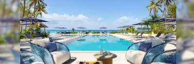 The pool area at Iberostar Selection Zanzibar.
