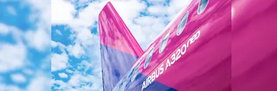 Wizz Air plane tail