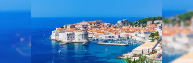 Porec, Croatia on a sunny day