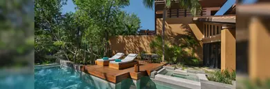 Banyan Tree Mayakoba's Deluxe Pool Villa with a Living Room Pool