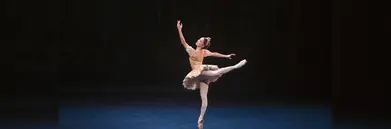 A ballerina performing the Nutcracker