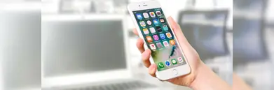 An iphone homescreen