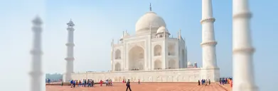 The Taj Mahal in Agra, India