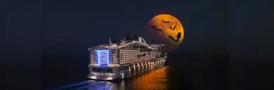 A spooky MSC cruise ship