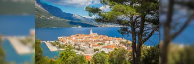 Croatian town by the sea