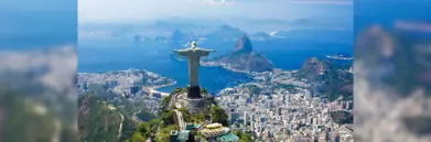 Christ the Redeemer and Rio skyline