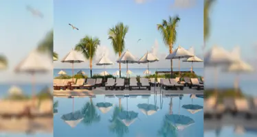 Beachside pool at Club Med Punta Cana.