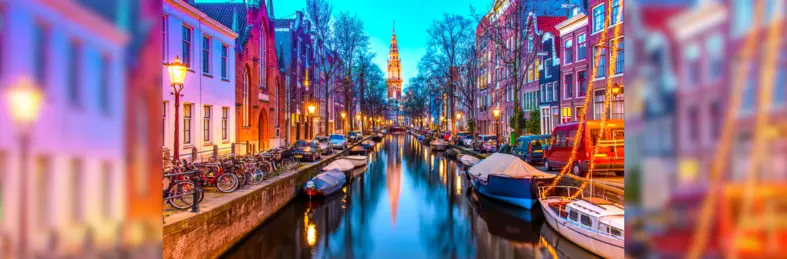 Amsterdam canals.