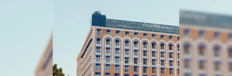 The exterior of the Only YOU hotel in Sevilla.