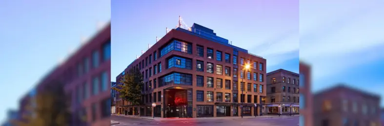 The exterior of Virgin Hotels' upcoming Shoreditch property.
