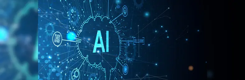 Conceptual technology illustration of artificial intelligence