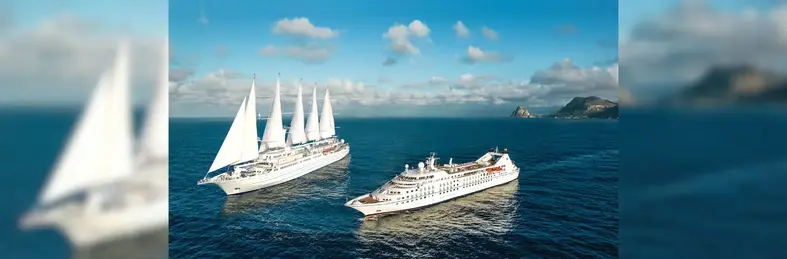 Image of two Star vessel out at sea