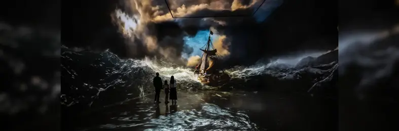 Image of the immersive Rembrandt experience
