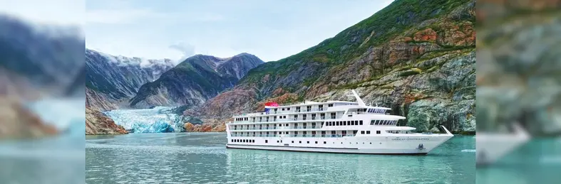 American Constellation sailing in Alaska.
