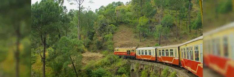 The Toy Train, a narrow-gauge railway in India. 