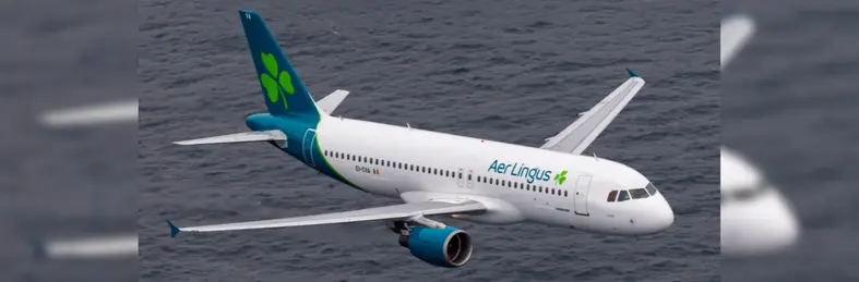Image of an Aer Lingus plane flying