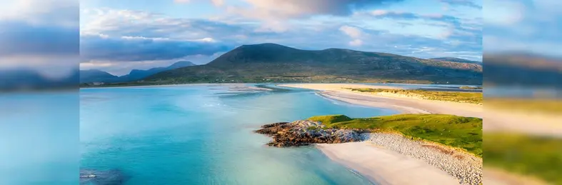 Luskentyre, on the west coast of Harris in the Outer Hebrides, Scotland