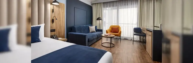 Image inside the new rooms at the Vivaldi Malta hotel