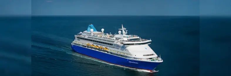 Image of Celestyal Discovery sailing in the ocean